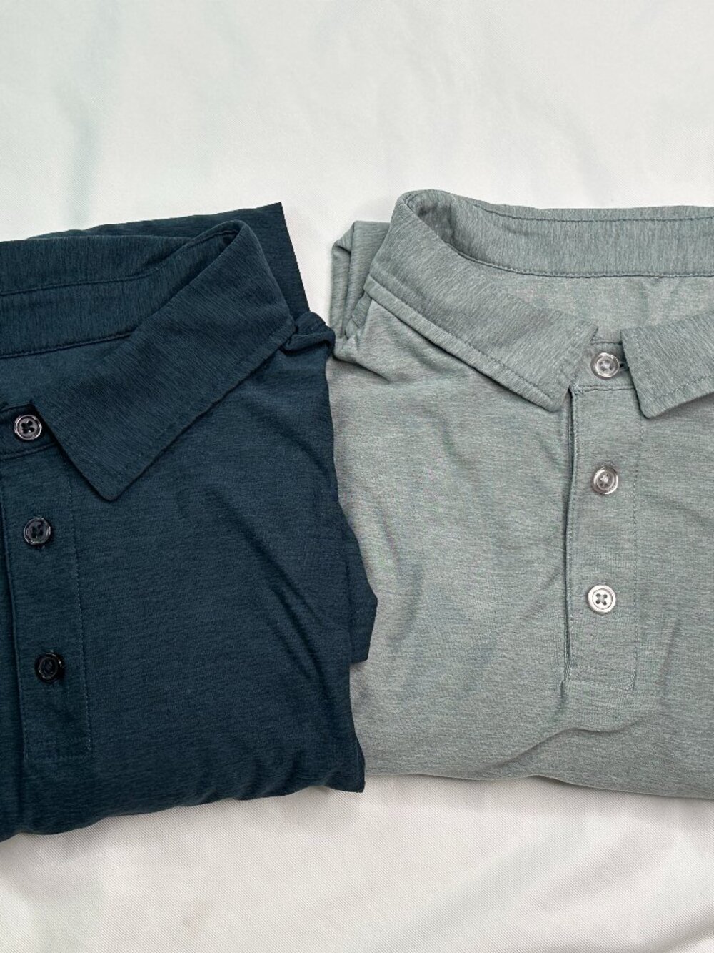 Vuori Men's Strato Tech Performance Polo Shirt Size XL Blue Grey Lot of 2